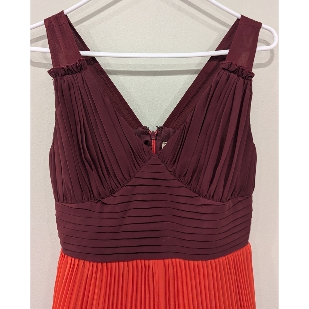 Anthropologie Moulinette Soeurs Roja Pleated Skirt Maxi Dress Size 0 - Picture 3 of 10